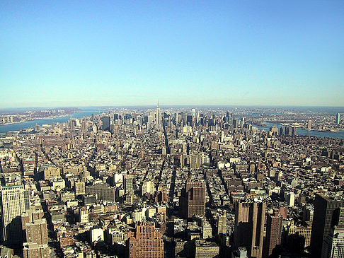 Blick über New York