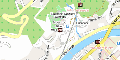 Alpenzoo Innsbruck Stadtplan
