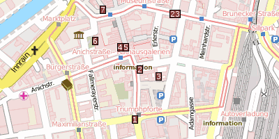 Stadtplan Altes Landhaus Innsbruck