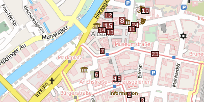 Maria-Theresien-Straße  Innsbruck Stadtplan