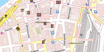 Stadtplan Neues Landhaus 