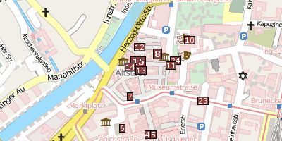 Stadtturm  Innsbruck Stadtplan